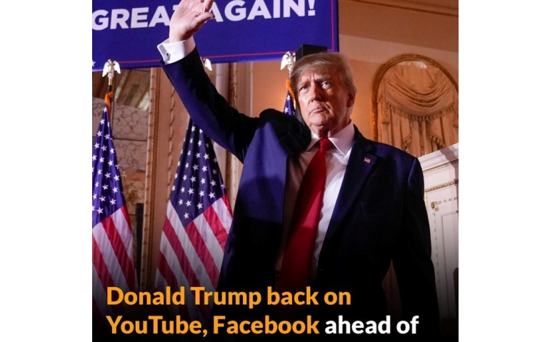 Дональд Трамп “YouTube”, “Facebook”-т эргэн ирлээ
